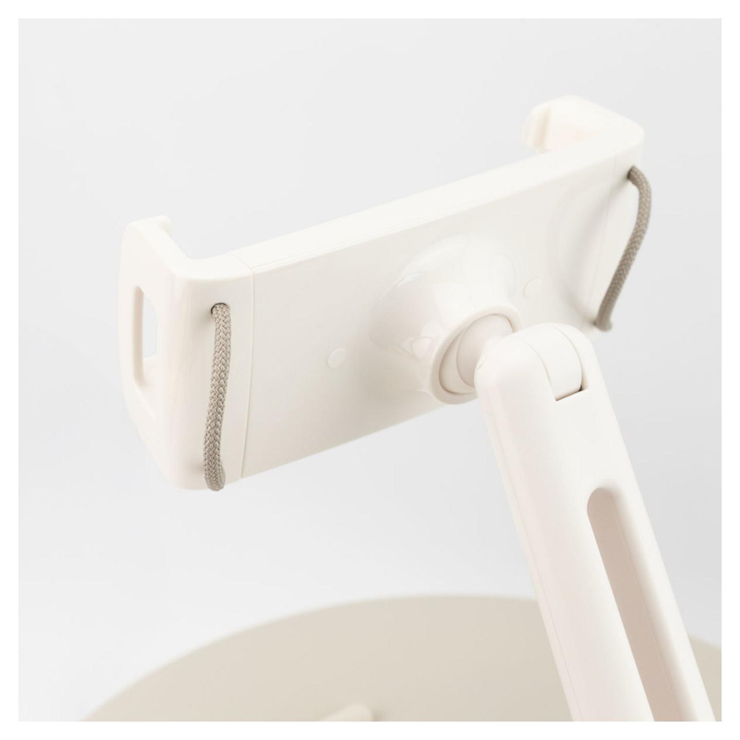 Mbajtëse për Tablet RealPower PillowStand-1, 495561, deri 12.9", Lycra - Gri/Bardhë - 4