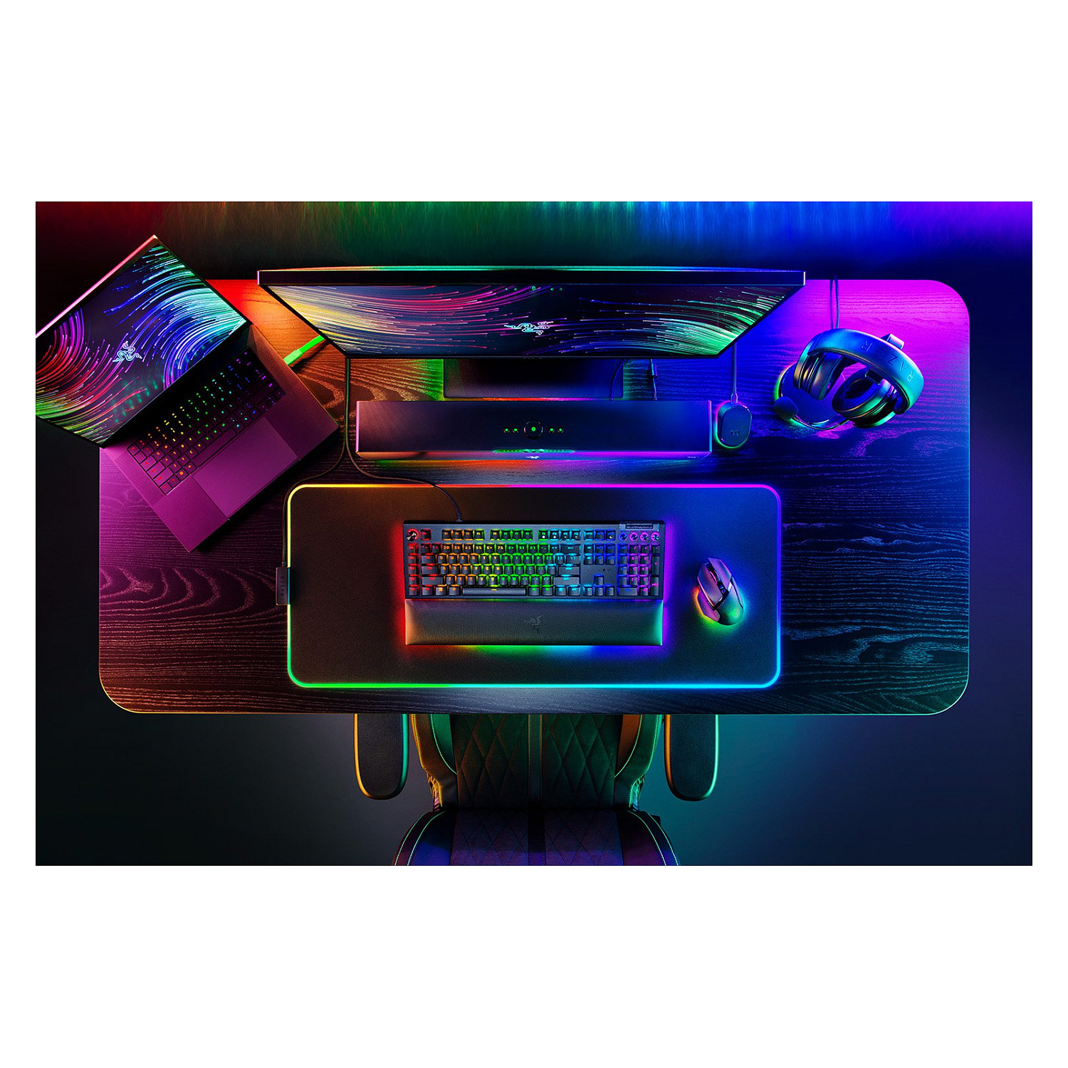 Tastierë Gaming Razer BlackWidow V4 Pro Green Switches Wired / QWERTZ - Zezë - 2