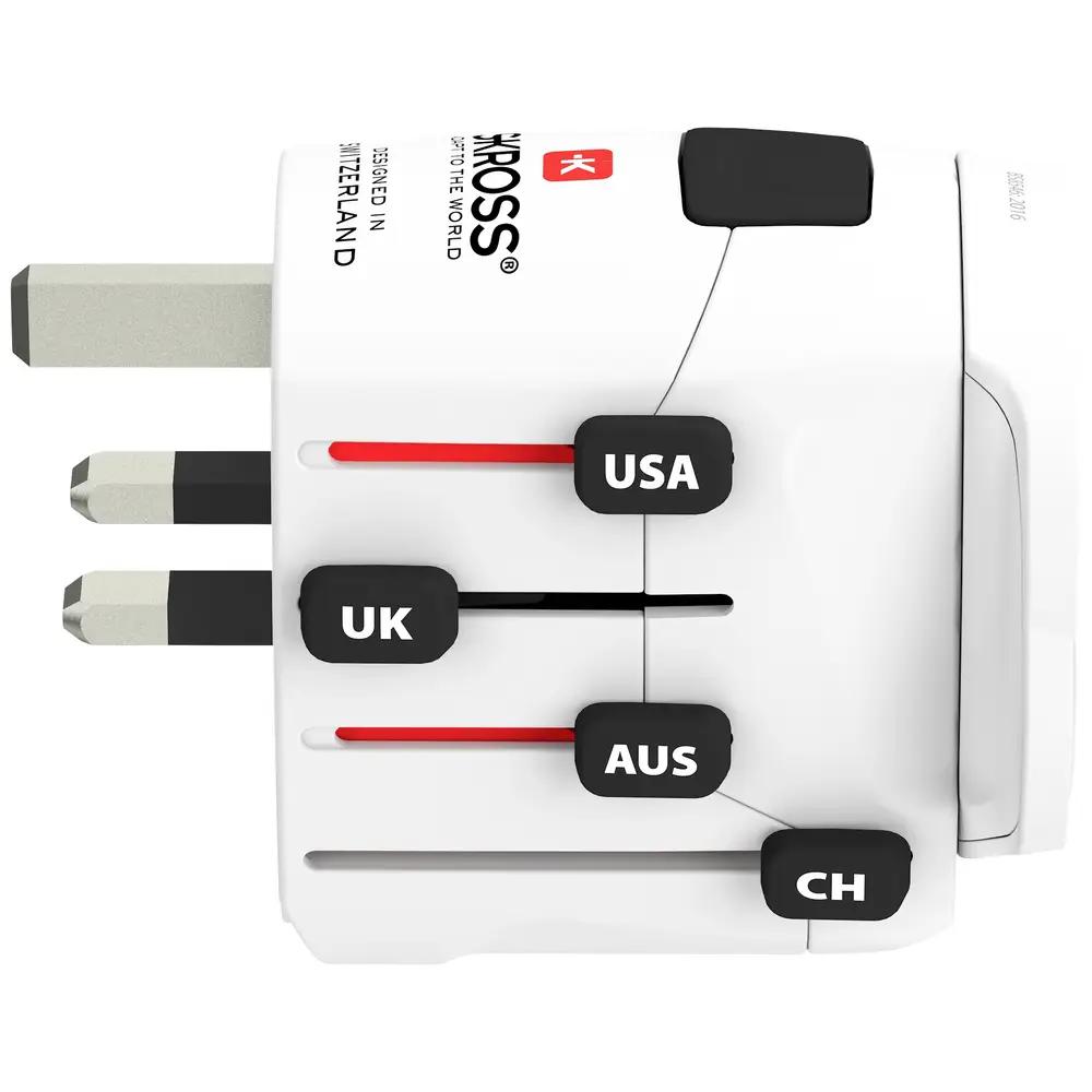 Adapter Udhëtimi SKROSS PRO World / Type A, B, C, E, F, G, I, J, L & N / 7A / 1750W / Universal – Bardhë - 2