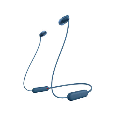 Kufje pa kabllo SONY WI-C100 / Bluetooth 5.0 / 9mm / DSEE / Mikrofon - Blu