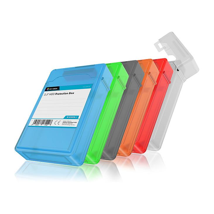 Aksesor për Disqe ICY BOX IB-AC602b-6 / 2.5" / Pouch Case / 6 copë - Shumëngjyrësh