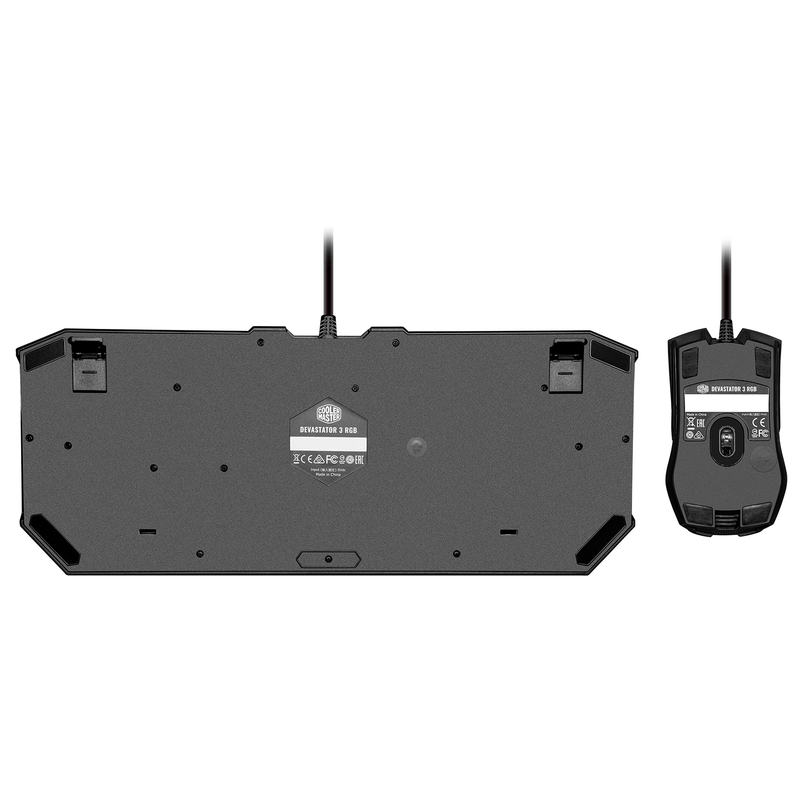 Combo (Tastierë & Maus) Gaming Cooler Master Devastator 3 / Layout DE  /6 Zona RGB - Zezë - 7