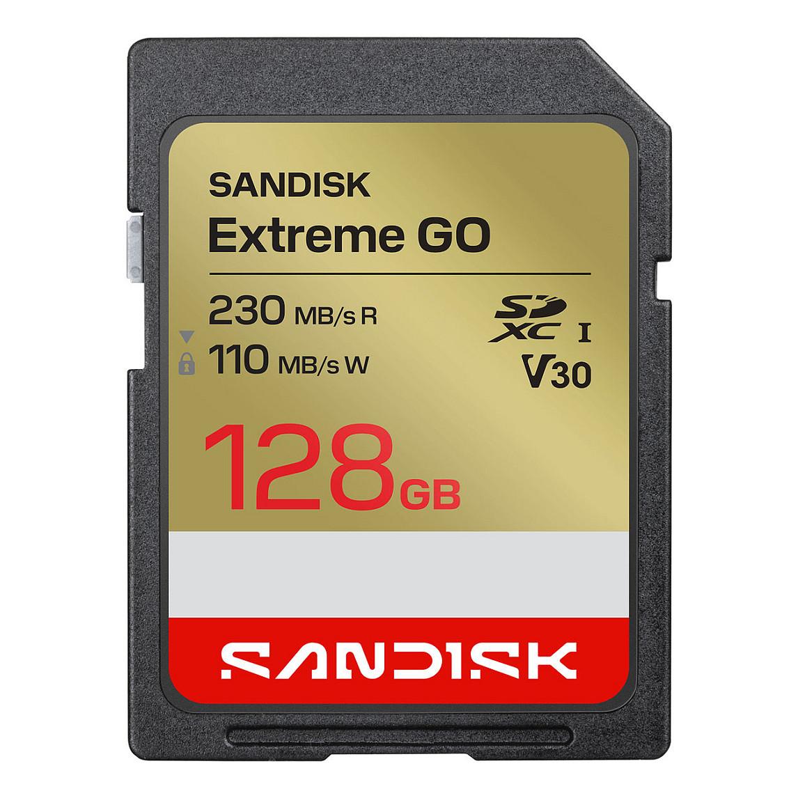 Kartë Memorie SD SanDisk Extreme Pro, 128GB, SDXC, 230MB/s, 110MB/s