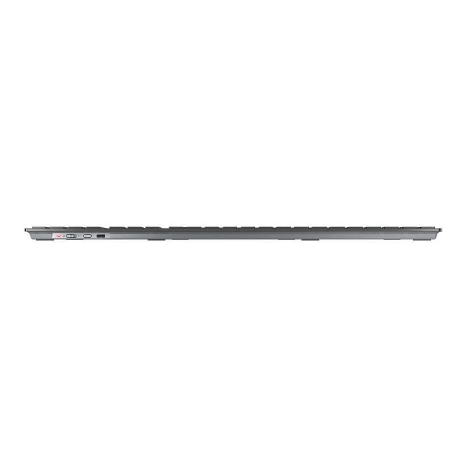 Tastierë pa kabllo CHERRY KW 9100 SLIM / AZERTY / 108 Taste / RF Wireless + Bluetooth - Zezë - 4