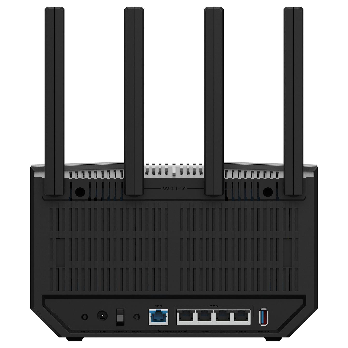 Ruter ASUS RT-BE92U, Wi-Fi 7 BE9700, Tri-Band, 1× 10GbE + 4× 2.5GbE - Zezë - 3