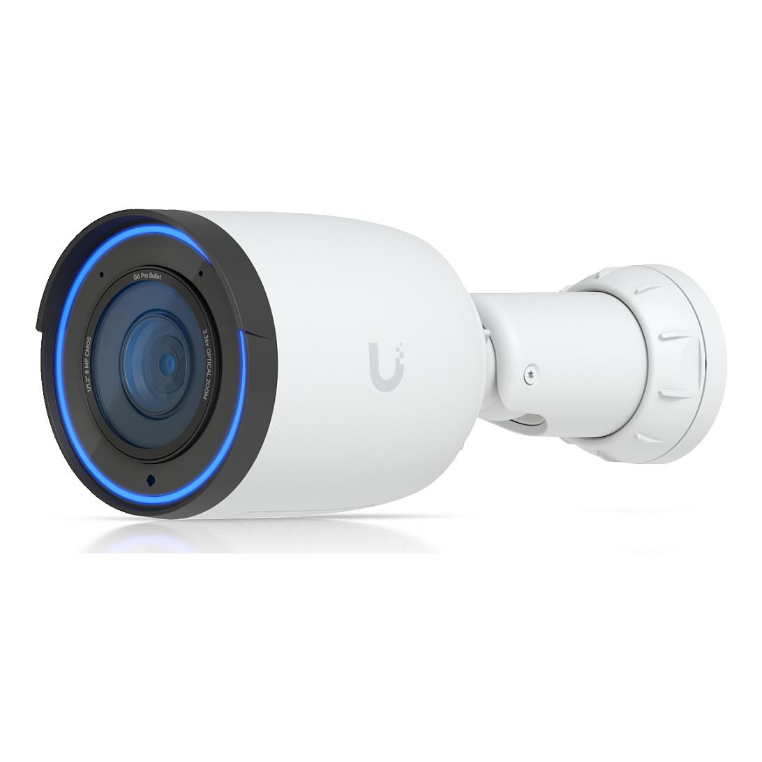 Kamerë Sigurie IP CCTV Ubiquiti G6 Pro Bullet, 8MP, 4K, 5.9–13.8mm, 2.36x Optical Zoom, AI, IR 40m, PoE+, IP66, IK04 - Bardhë