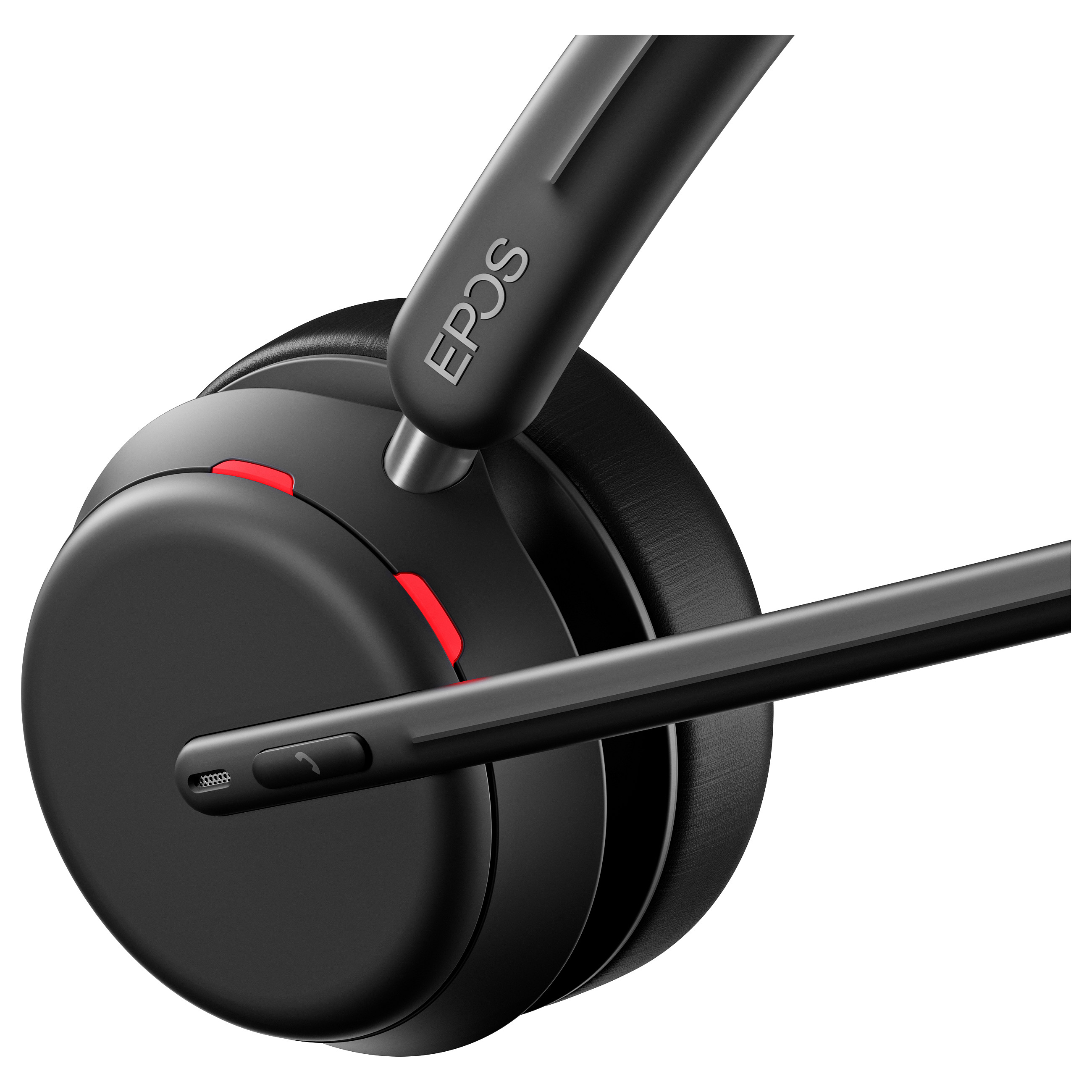 Kufje pa kabllo EPOS IMPACT 1061 / Bluetooth / USB-A / Business Headset / 3 Mikrofona / Me bazë karikimi – Zezë - 11
