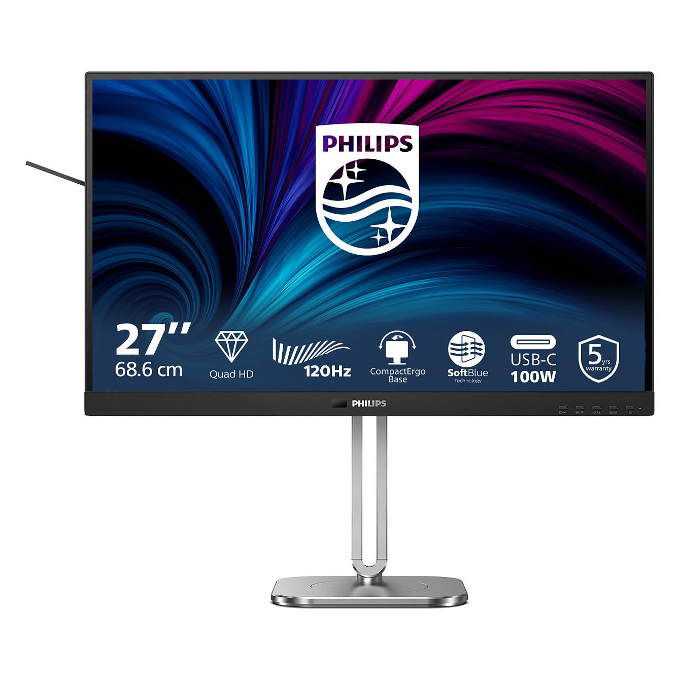 Monitor Philips 27B2U4601 / 27" / QHD IPS / 120Hz / 4ms / HDMI+DisplayPort+USB-C - Hiri - 14