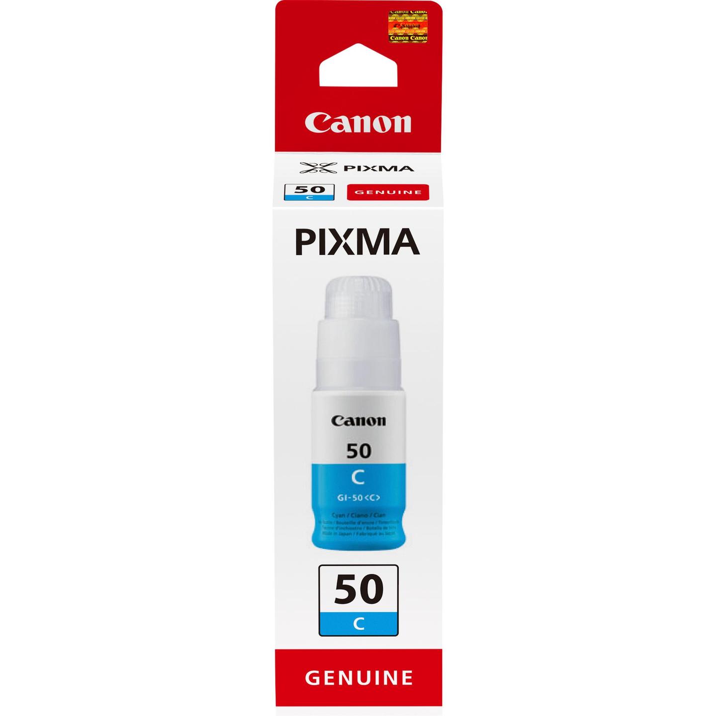 INK Canon GI-50C / 3403C001 / 70ml / 7.700 faqe – Blu - 1