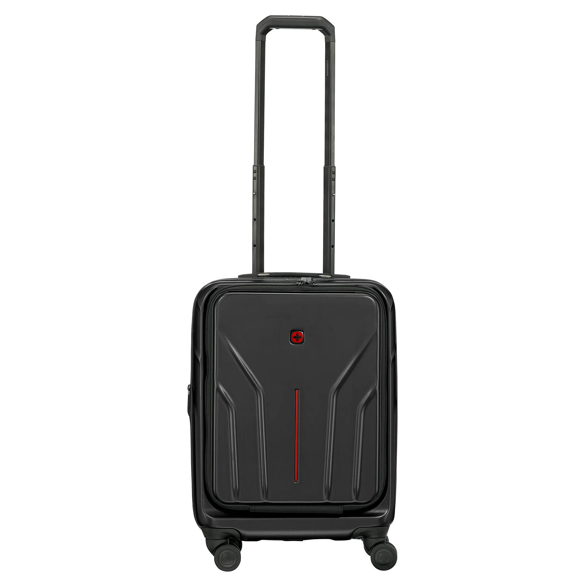 Çantë Kabine Wenger Amplix Carry-On / Hard Shell / Polycarbonate / 36 L / 45 L Expandable / 16" Laptop + 12" Tablet / 4 Spinner Wheels / Travel Sentry / USB-A + USB-C - Zezë - 11