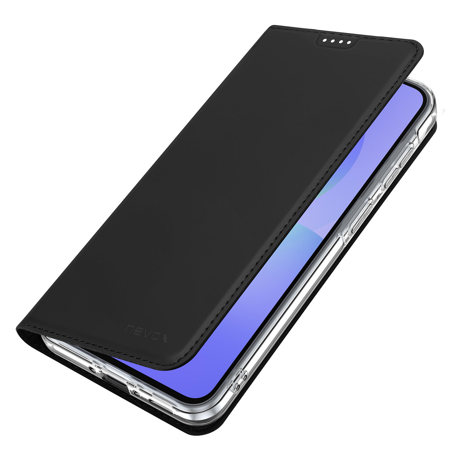 Aksesorë për telefon nevox Vario Series 2601 / Galaxy A37 5G / Folio / TPU / Stand / Card Slot - Zezë - 1