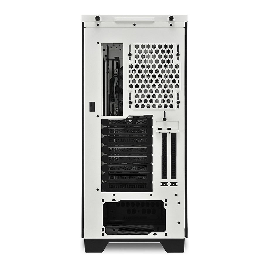 Kasë Sharkoon Elite Shark CA300H ATX 2xGlas – Bardhë - 8