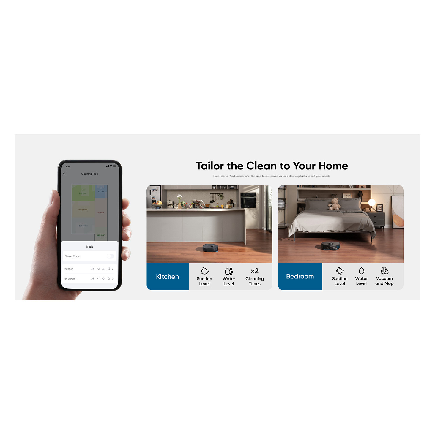 Fshesë Robotike Eufy X10 Pro Omni 8000 Pa - Zezë - 38