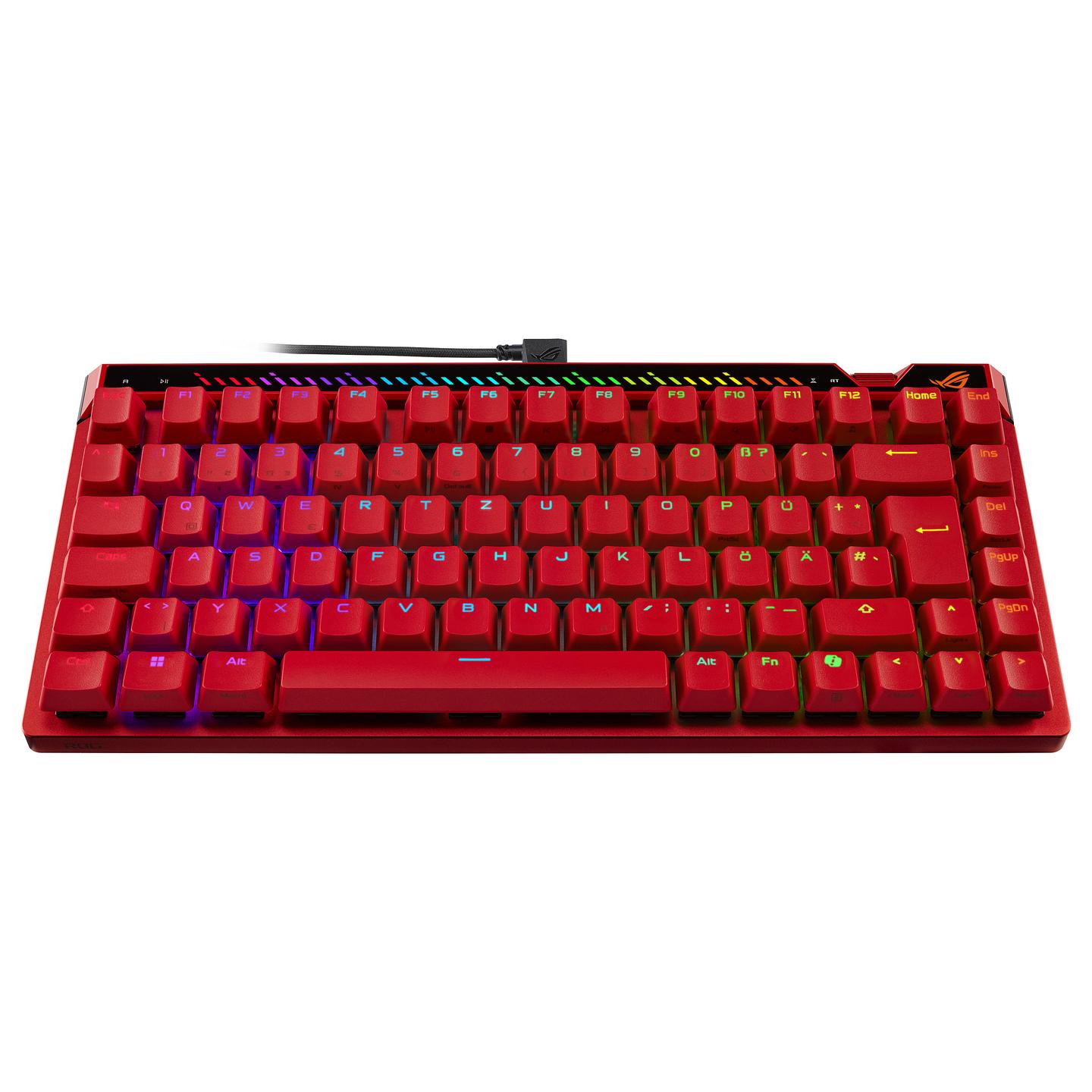 Tastierë Gaming ASUS ROG Falchion Ace 75 HE / Magnetic HFX V2 / 75% / Wired / USB-C / RGB - Kuqe - 2