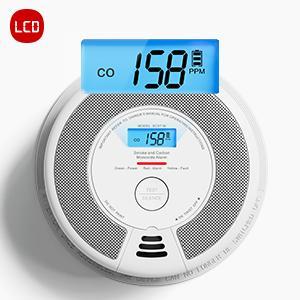 Detektues Tymi dhe CO X-Sense SC07-W / ZASXS00148WEU / 2-in-1 / LCD / 10-Year Battery – Bardhë/Gri - 4
