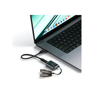 Këllëf për Disqe NVMe Satechi Mini / M.2 2230 / NVMe / USB-C 3.2 Gen 2 / 10 Gbps - Hiri Hapësinor - 4