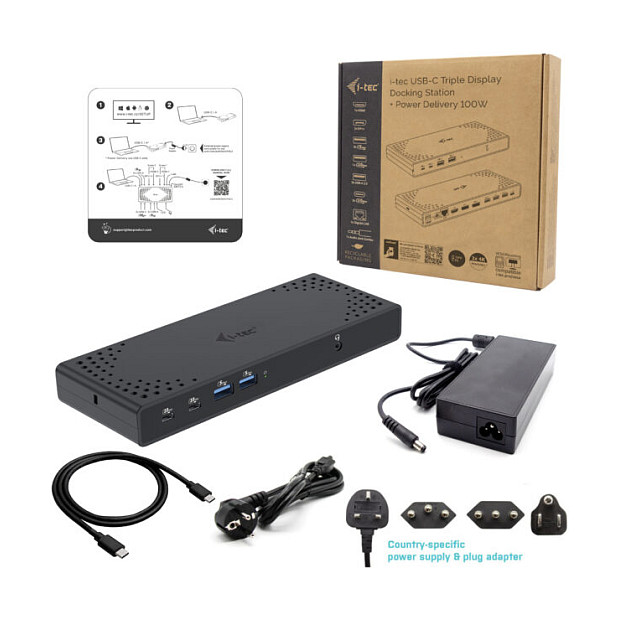 Docking Station D I-TEC USB-C / USB4 Thunderbolt 3 + PD - 3