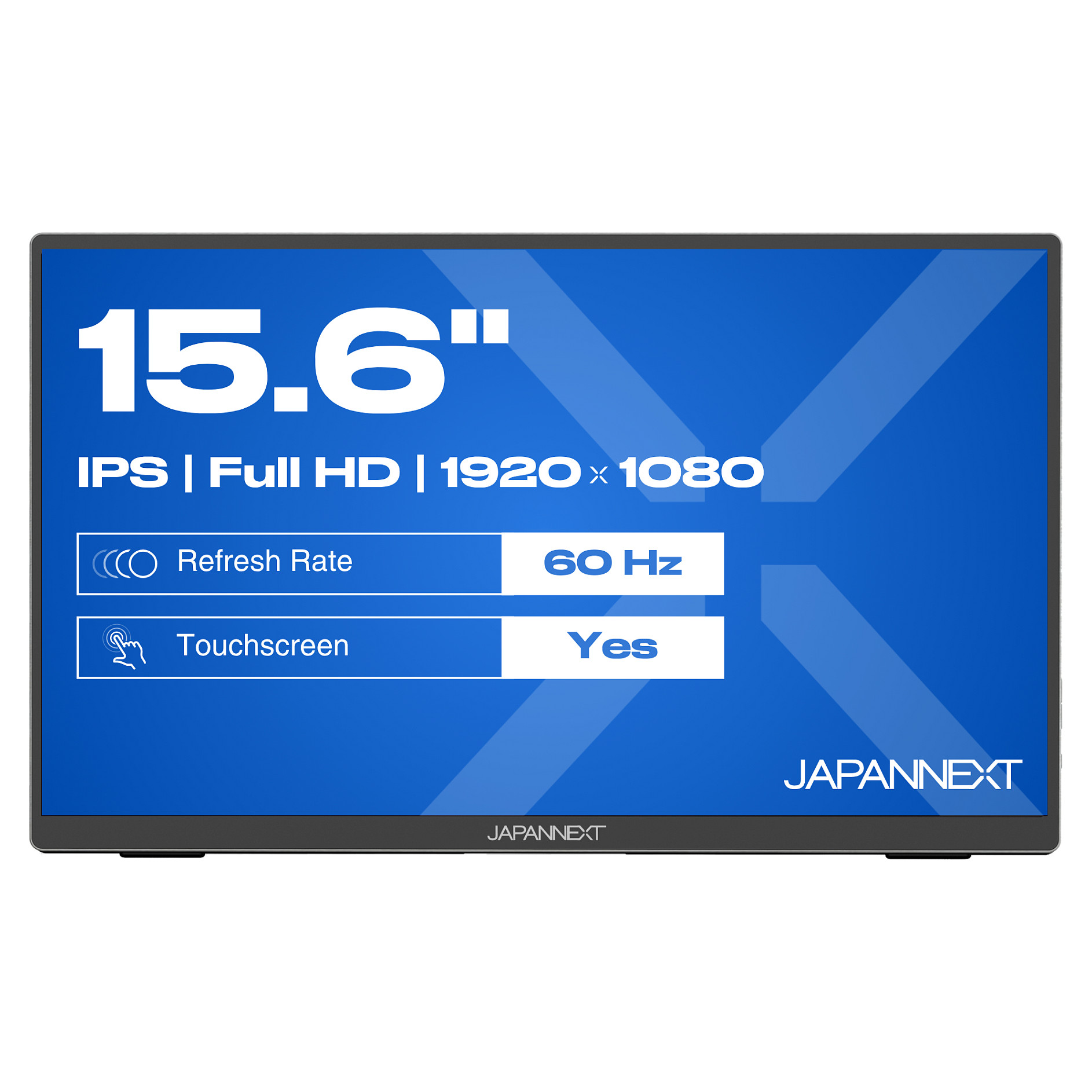 Monitor JapanNext JN-MD-i156FHDR-T / 15,6"/ Full HD IPS-ADS LED Touch / 60Hz / 16ms / HDMI - Gri - 2