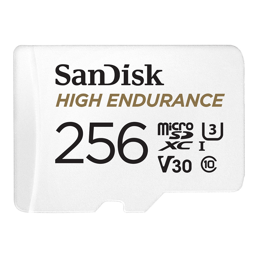 Kartë Memorie SD CARD 256GB SanDisk High Endurance MicroSDXC 100MB/s +Adapter - 1