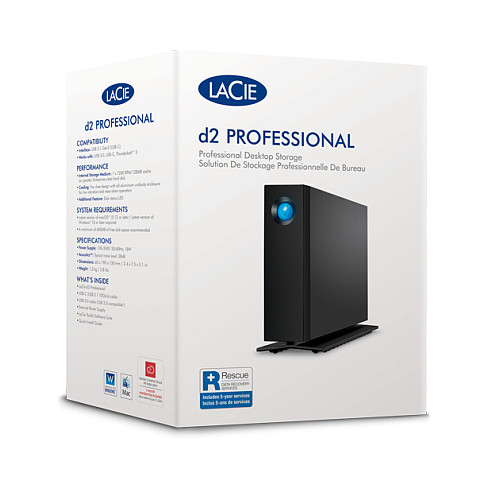 HDD i Jashtëm LaCie d2 Professional / 24TB / 7200RPM  - Zezë - 2