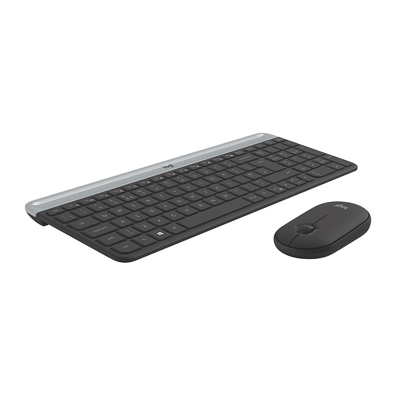 Combo (Tastierë & Maus) Logitech Slim - Zezë - 6