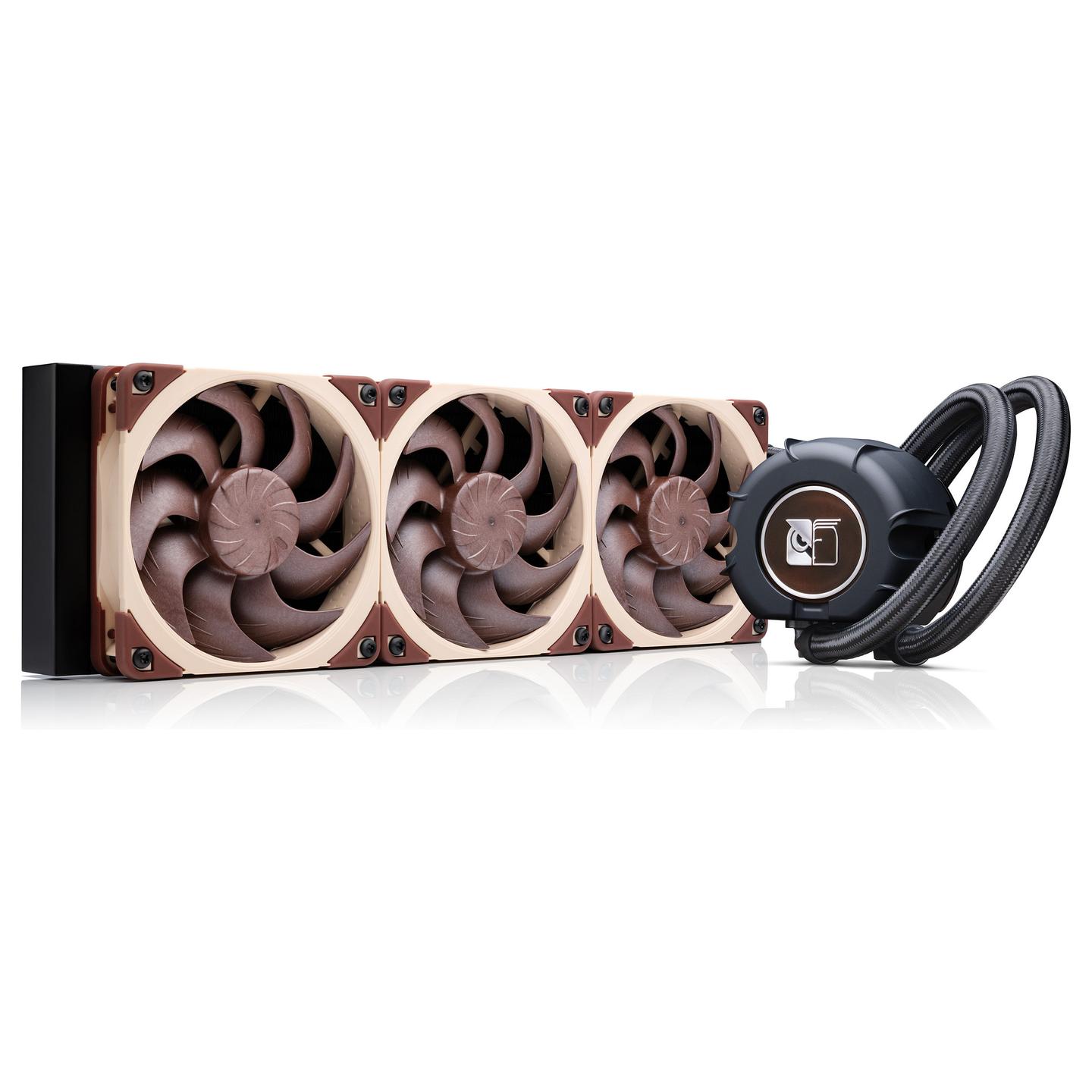 Ftohës për Procesor Noctua NL-LC1-42 / AIO / 420 mm / 3x 140 mm / AM4 / AM5 / LGA1700 / LGA1851 / LGA1954 - Kafe/Zezë