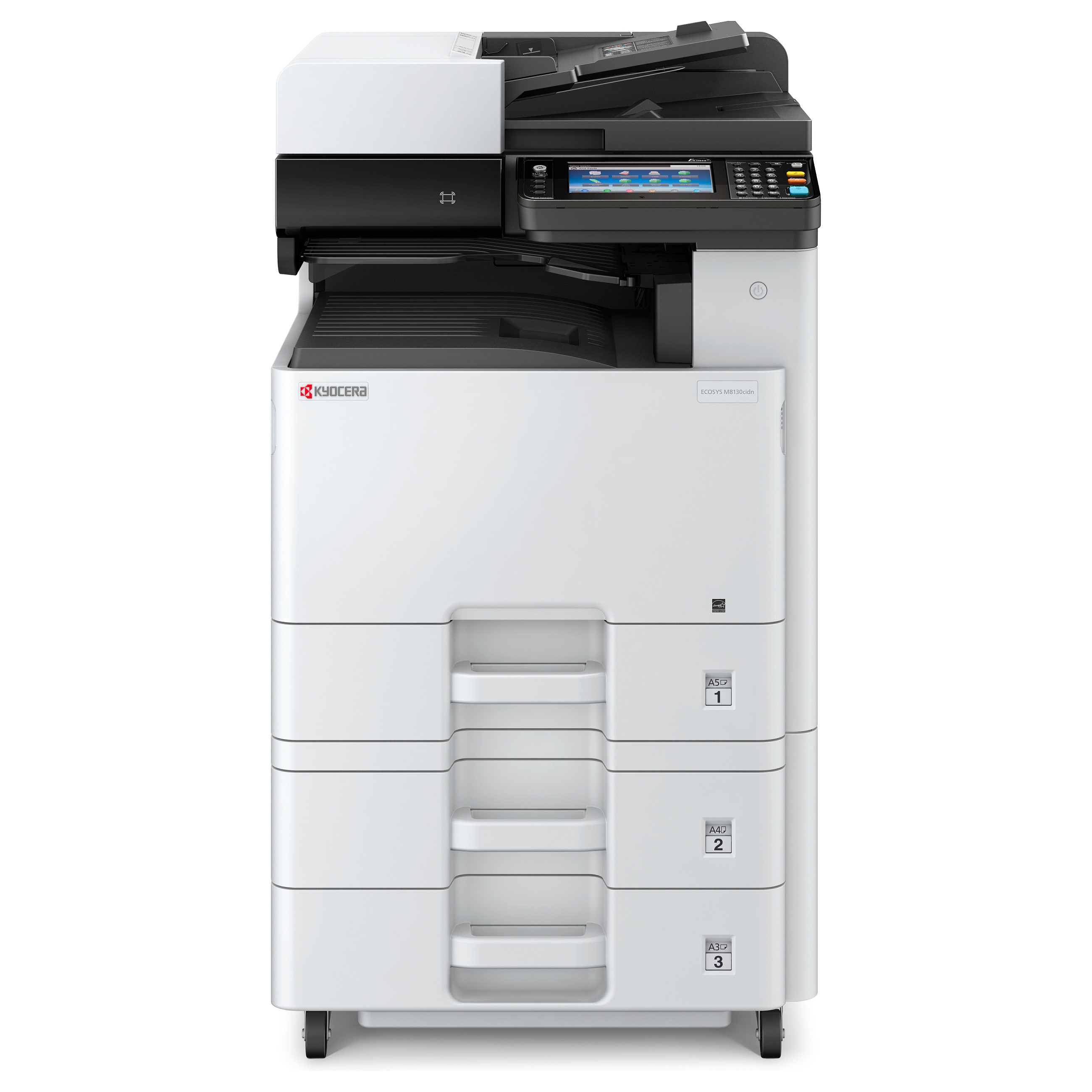 Printer Multifunksional Laser Kyocera ECOSYS M8130cidn / Color / USB / 1200 DPI / 30ppm - Bardhë/Zezë - 5