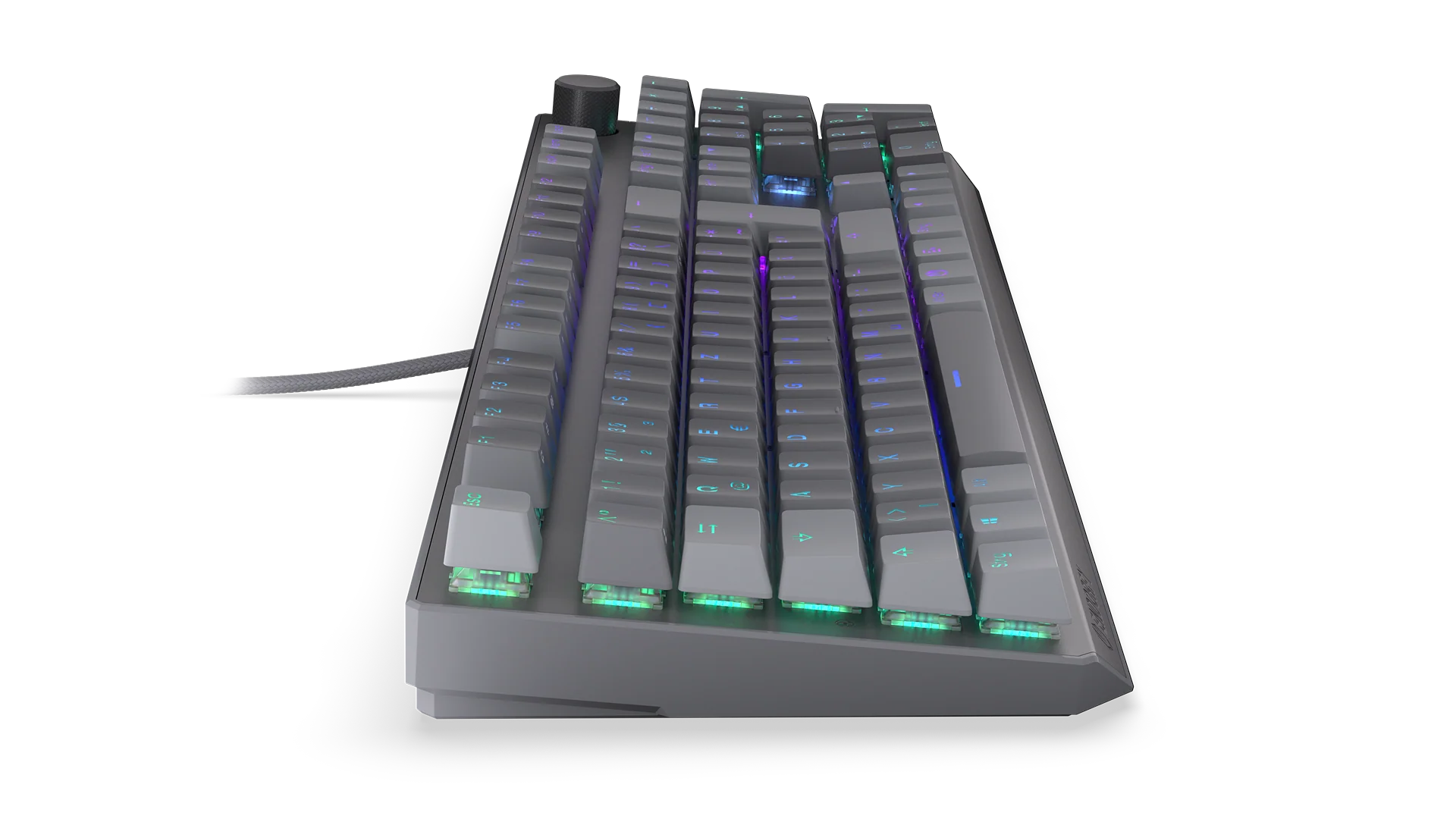 Tastierë Gaming ENDORFY Thock V2 / Wired / DE / Mekanike / Red Switches / ARGB / 104 Taste - Gri - 4