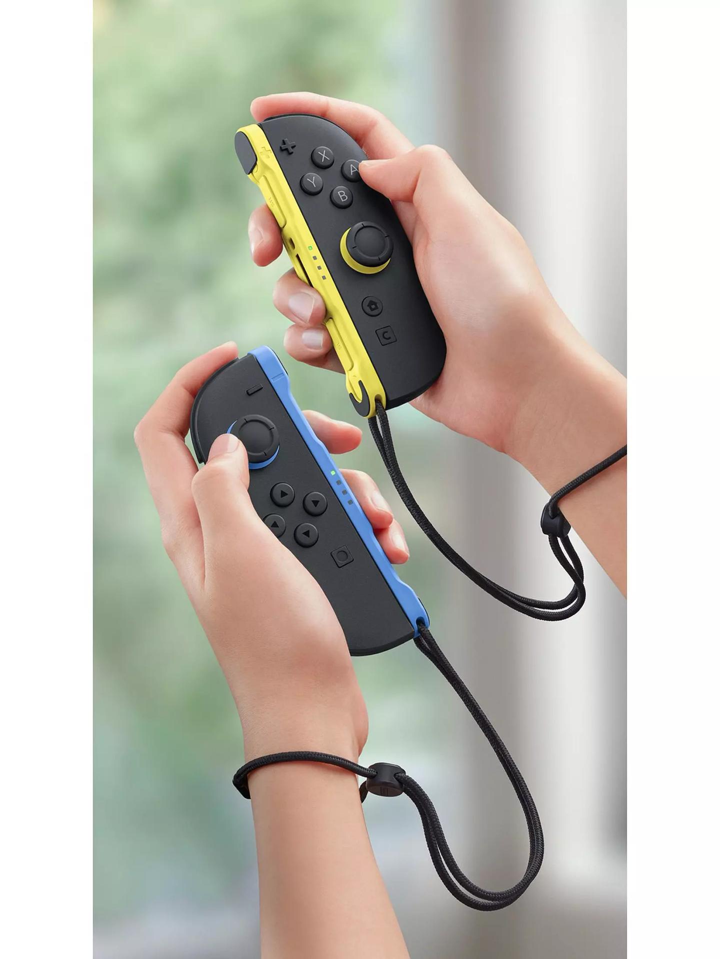 Kontroller Nintendo Joy-Con 2, Nintendo Switch 2, Pa Kabllo, HD Rumble, Motion Control, Kontroll me Maus - Zezë , Blu , Verdhë - 4