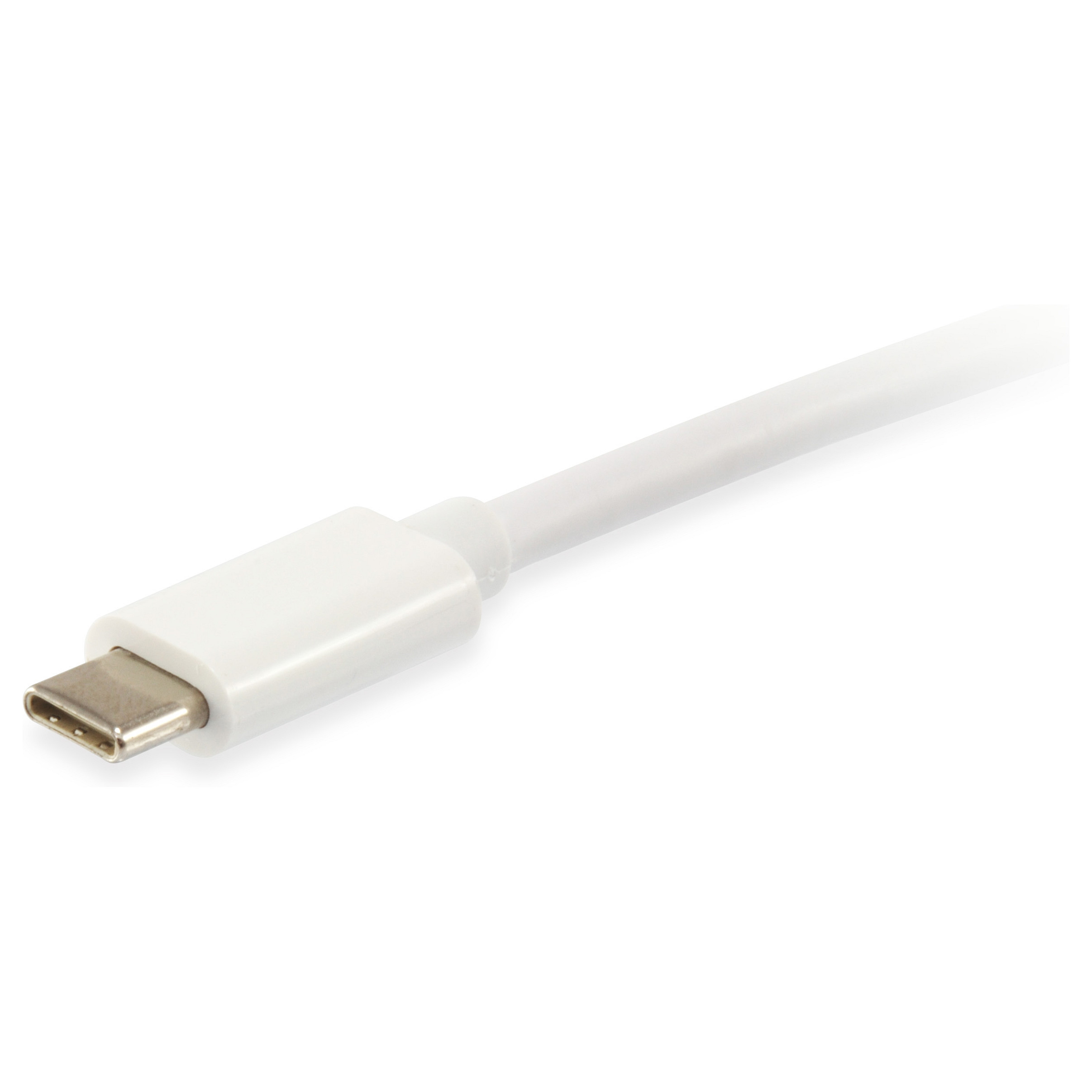 Kabel Equip USB-C 3.2 -& C Plat. St/St 2.00m 3A 4K/60Hz ws Polybeutel - 2