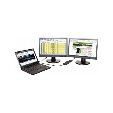 Adapter Lenovo USB 3.0 to DVI/VGA Monitor – Digital / Display / Video 0.7 m – Zezë - 4