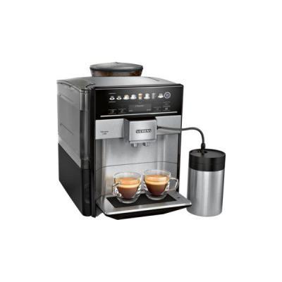Aparat për kafe Siemens EQ.6 plus s700 TE657M03DE, Full Automatic, coffeeSelect Display, 1500W, 1.7L, 300g, autoMilk Clean - Hiri, Zezë