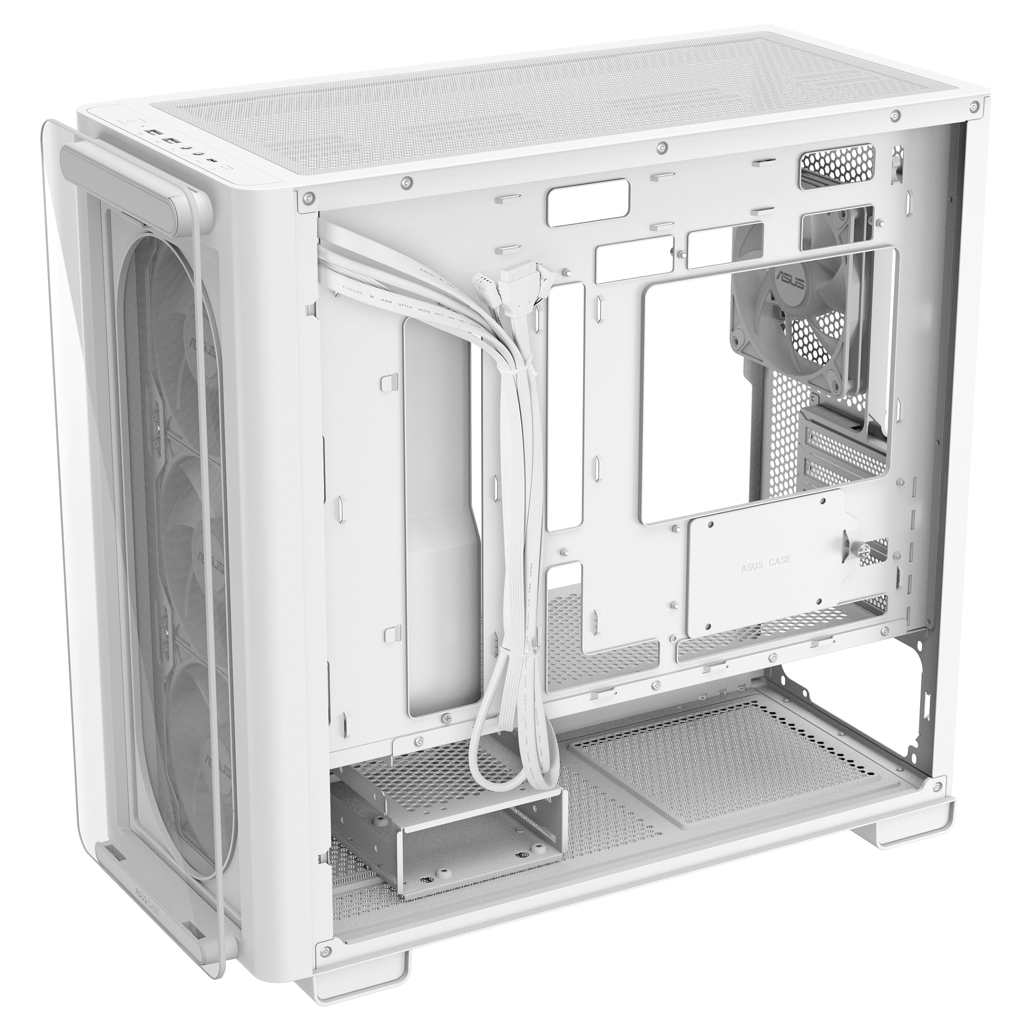 Kasë Asus A23 Plus TG ARGB -Bardhë - 11