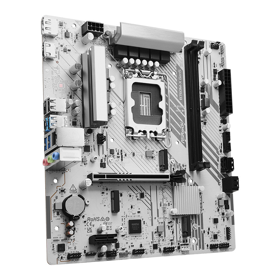 Pllakë Amë Intel ASROCK B760M-X GEN5 Intel S1700 / DDR5 / HDMI+DP - 3