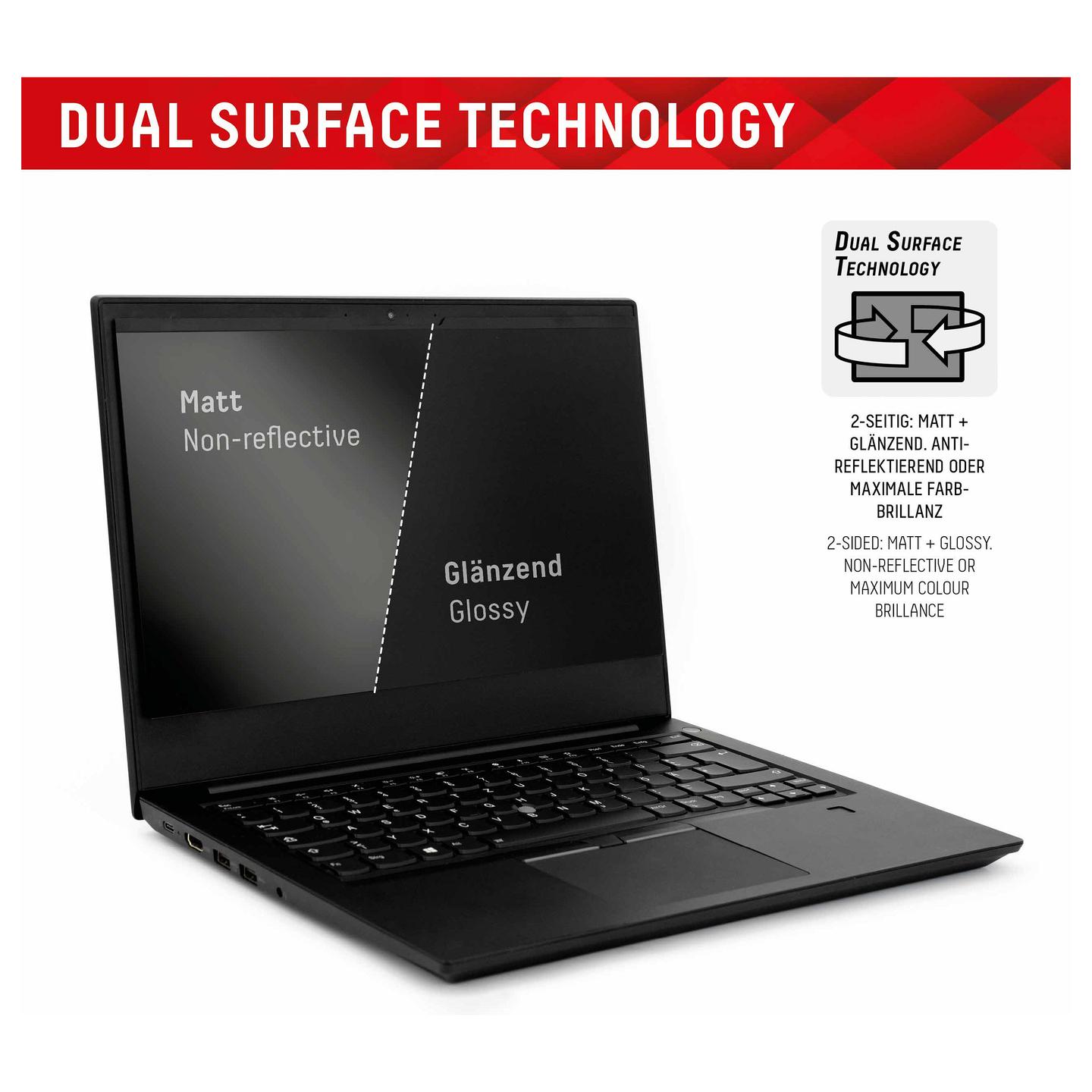 Filtër Privatësie për Laptop Displex 01765, 13.6", për MacBook Air, magnetik, 2-drejtimësh, 3H - Zezë/Transparente