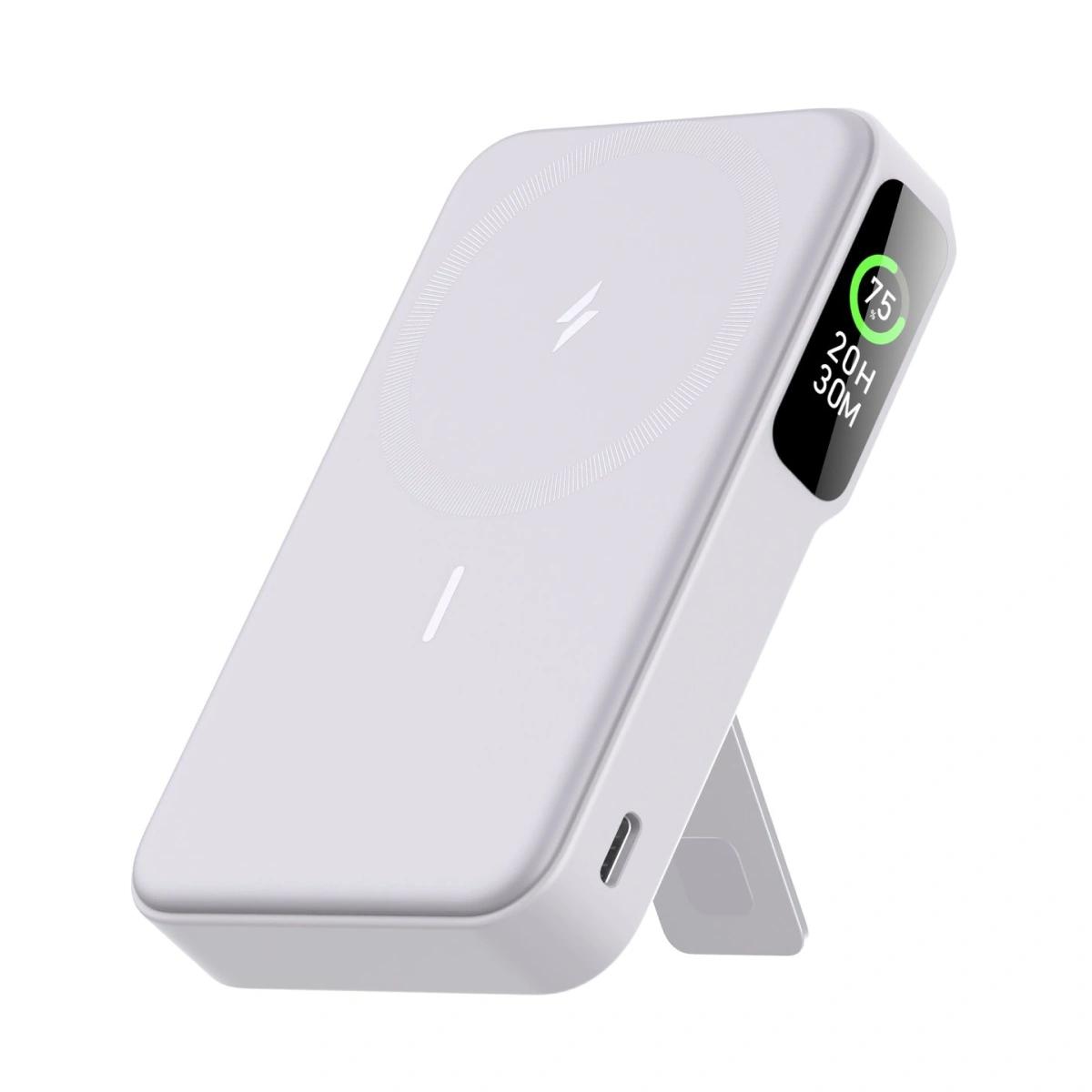 Powerbank Anker 633 Magnetic Wireless / 10000mAh / Wireless 15W / USB-C 27W / MagSafe - Bardhë