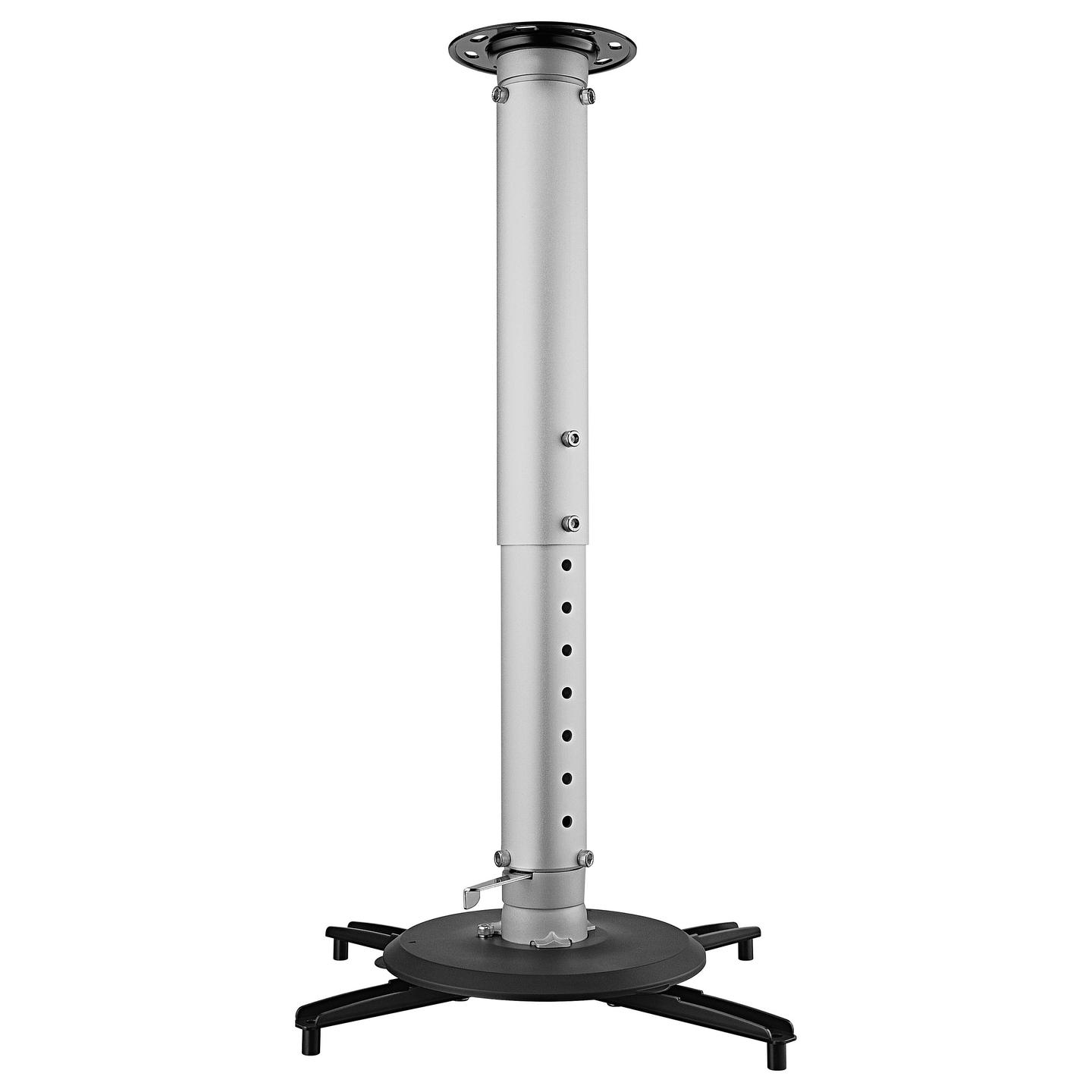 Mbajtëse për Projektor BenQ CM00G3 / Universale / Montim në Tavan / 25kg / 127.7-577.7mm / -25° deri 25° / Teleskopike – Zezë/Argjend - 1