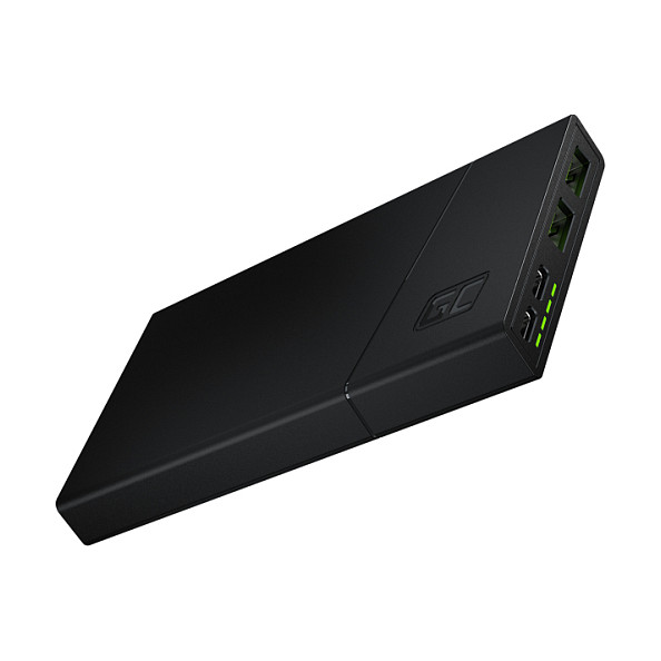 Powerbank Green Cell PowerPlay10S / 10.000mAh / USB-C PD 18W / 2x USB-A 18W / Quick Charge 3.0 – Zezë