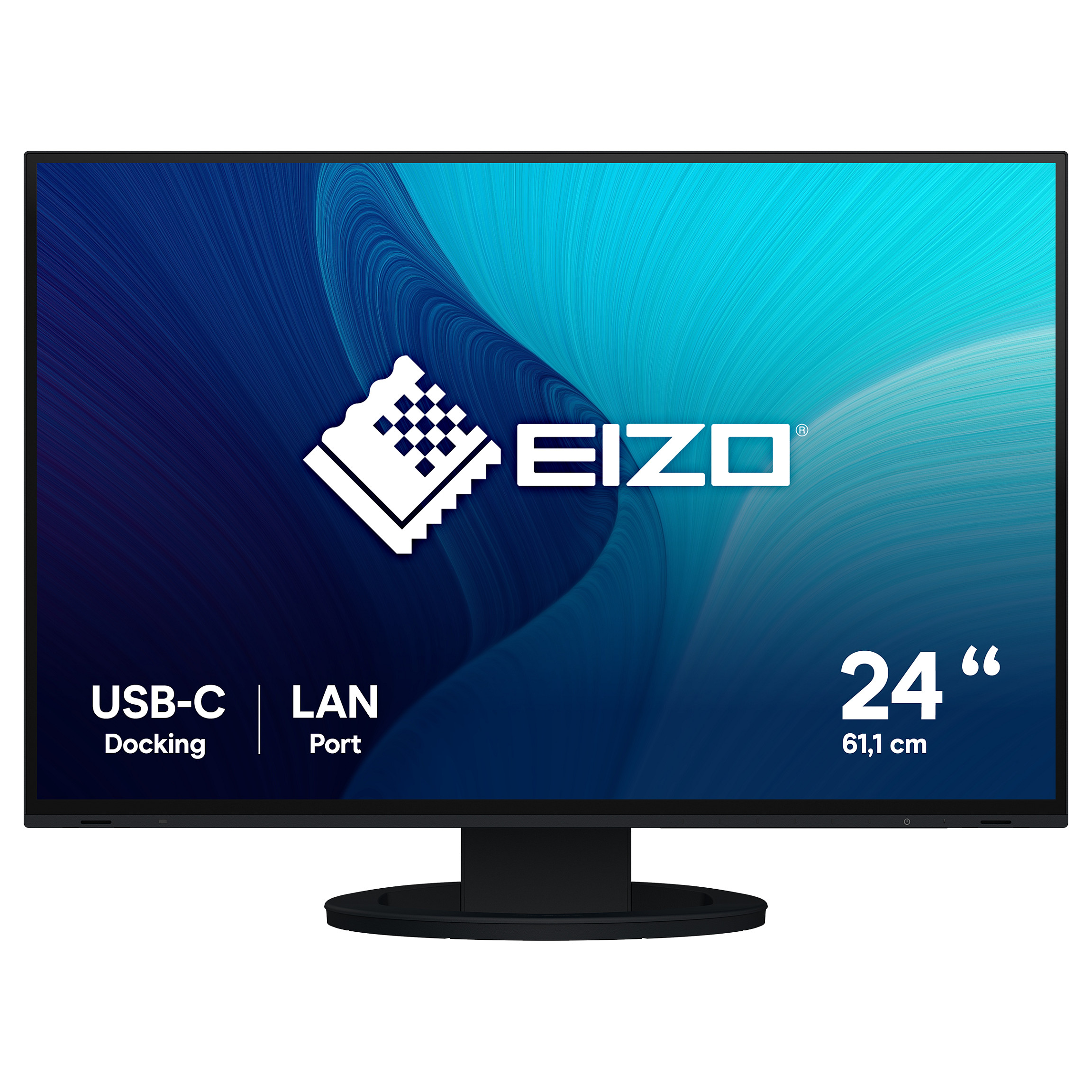 Monitor EIZO EV2495-BK / 24″ / WUXGA IPS LED / 60Hz / 5ms / USB + HDMI + DP + USB-C - Zezë - 1