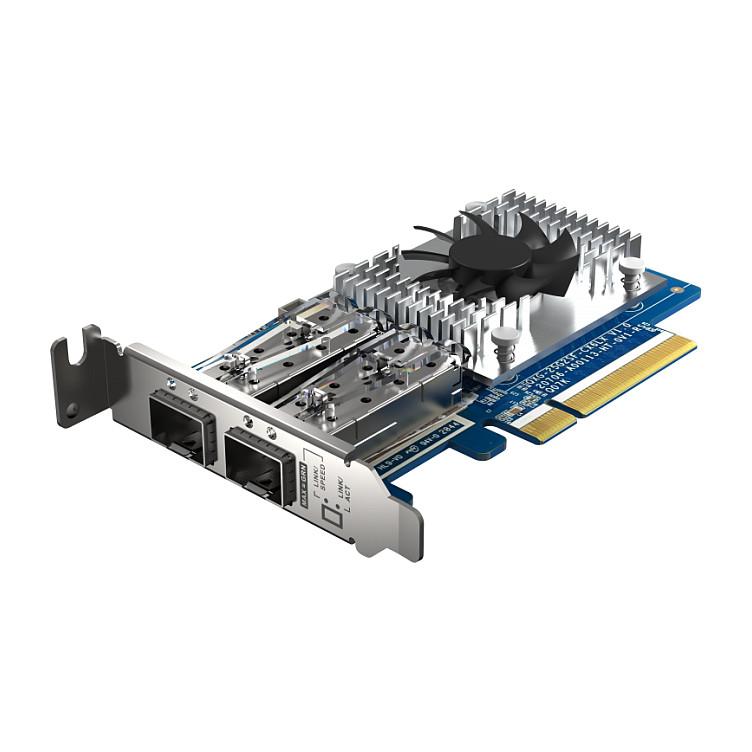 Kartë Zgjerimi QNAP QXG-25G2SF-CX6, 2x SFP28, 25/10GbE, PCIe 4.0 x8 - Blu - 4