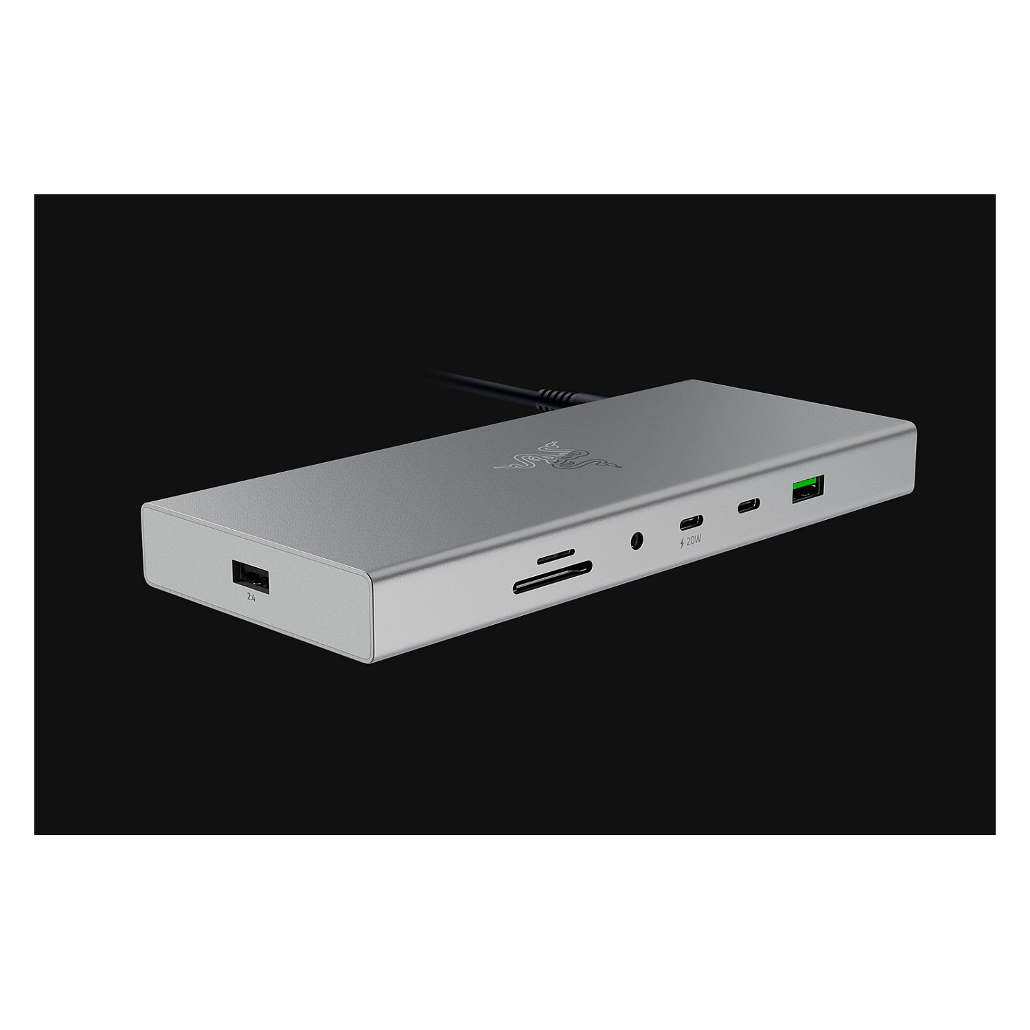 Docking Station Razer USB 4 Dock / 5x USB-A / 3x USB-C / HDMI / DisplayPort / Gigabit Ethernet / SD-MicroSD / 100W PD – Zezë - 4