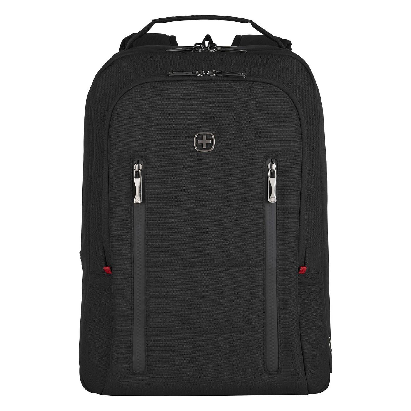 Çantë për Laptop Wenger City Traveler Carry-On 16", 16–24 L, Ndarje për Tablet, E zgjerueshme, Rrip për Trolley, 0.92 kg - Zezë