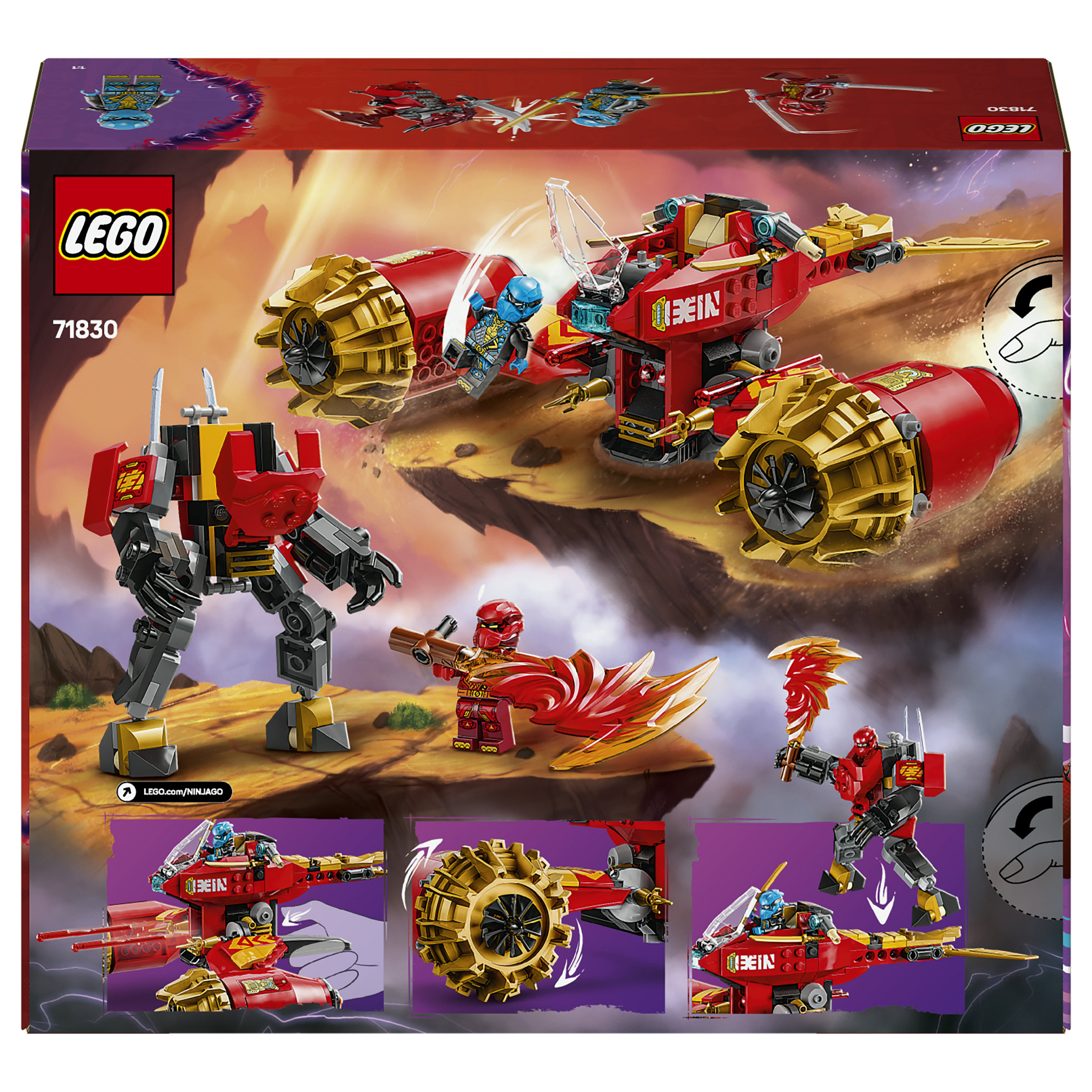 Lego Ninjago  71830 / Kai’s Storm Rider Mech - 21