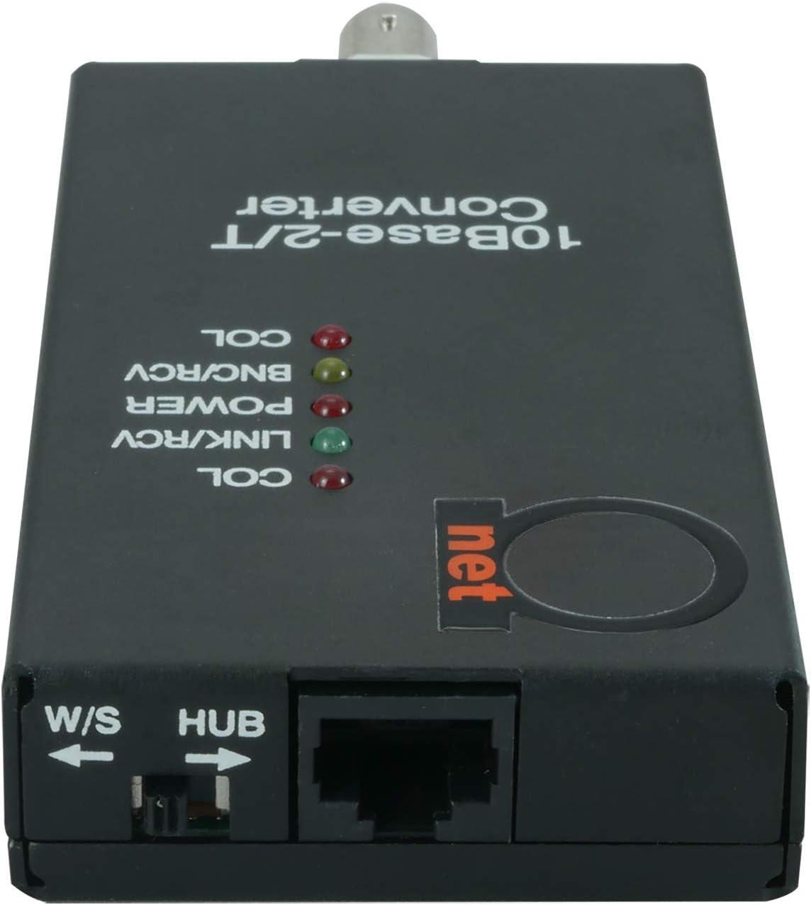 ALLNET ALL0500v3 Media Converter – 10BASE-T RJ45 to 10BASE2 BNC, 10Mbps, 12V DC - 1
