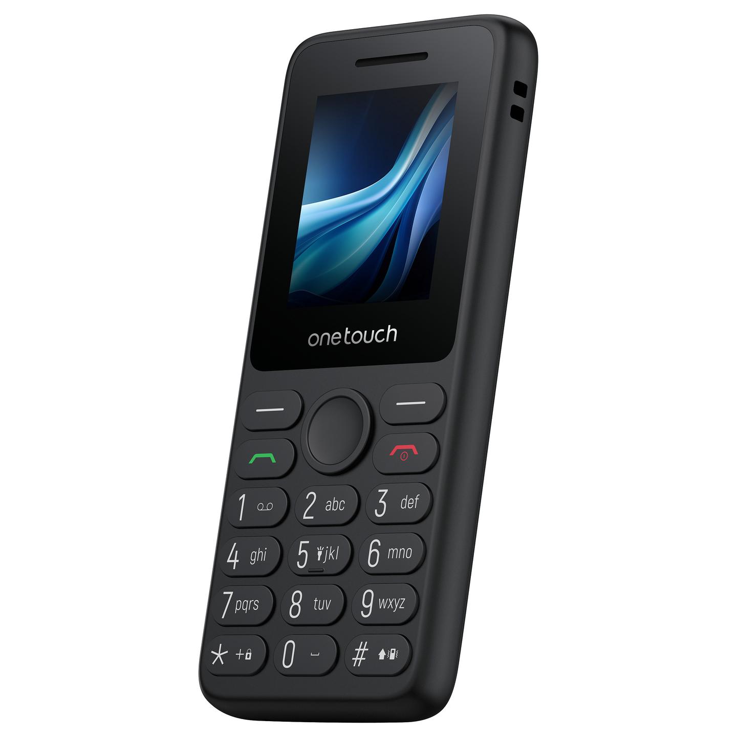 Telefon TCL ONETOUCH 5041 / 1.8" / 4G LTE / Dual SIM / Bluetooth 5.0 / 64 MB RAM / 128 MB / microSD deri 128 GB / USB-C / 1030 mAh - Gri e errët - 9