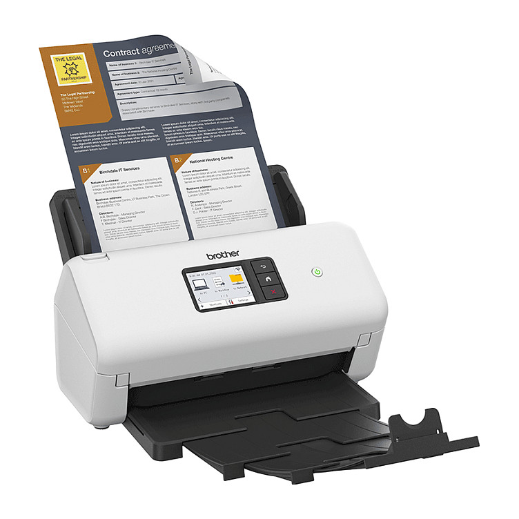 Skaner BROTHER ADS-4500W Document Scanner with ADF Duplex 35 ppm - Bardhë - 2