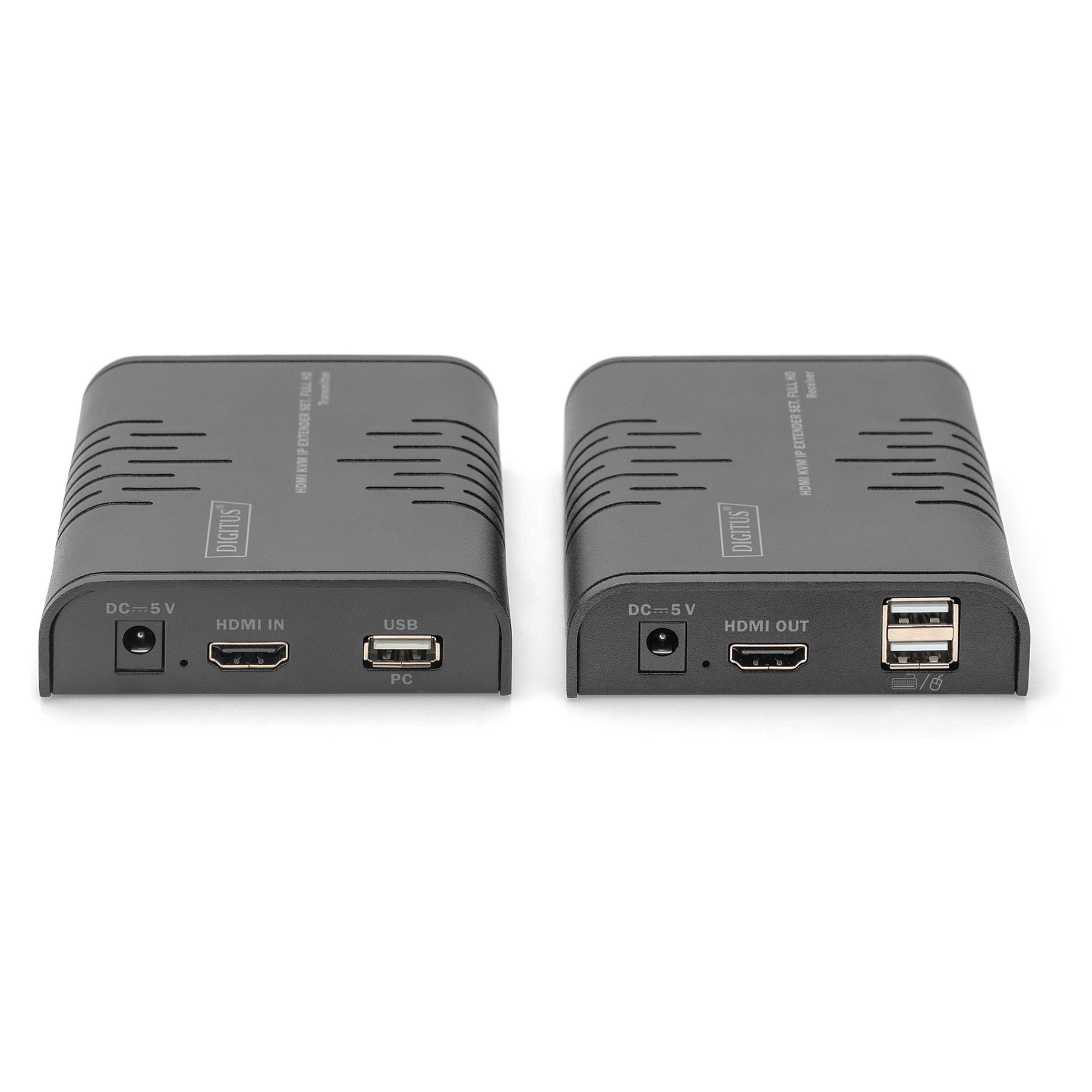 Kabllo HDMI DIGITUS KVM IP Extender Set 1080p / 60Hz Full HD / Për transmetim mbi rrjet CAT5e/6 - 2