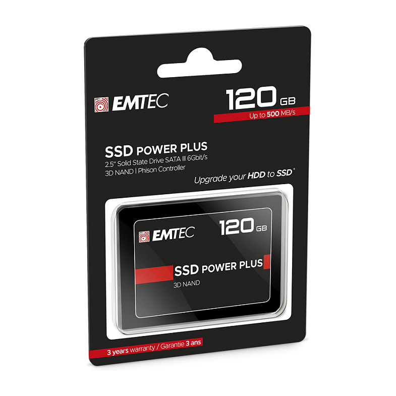 SSD e Brendshme Emtec X150 Power Plus / 120GB / 2.5" SATA III - 3