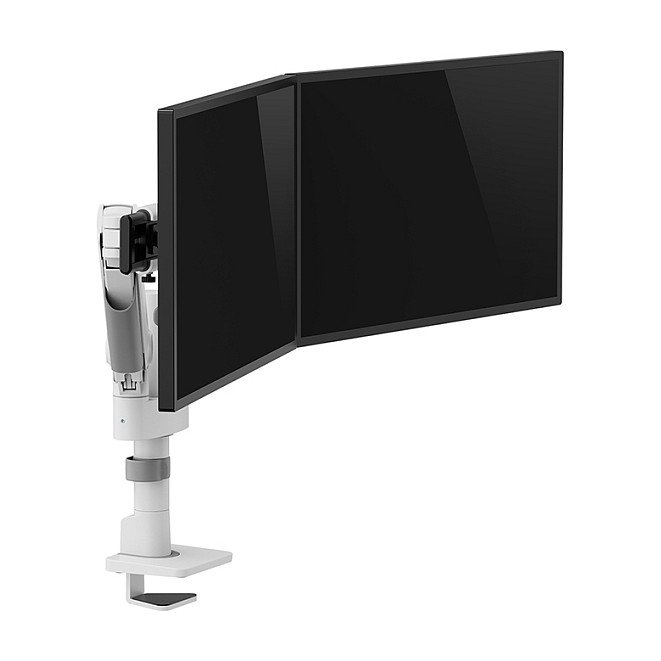 Mbajtëse për Monitor Neomounts / 2 Monitorë / 24"-34" / 11kg për Monitor / VESA 75x75-100x100 / Full Motion / Gas Spring / Tavolinë - Bardhë - 13
