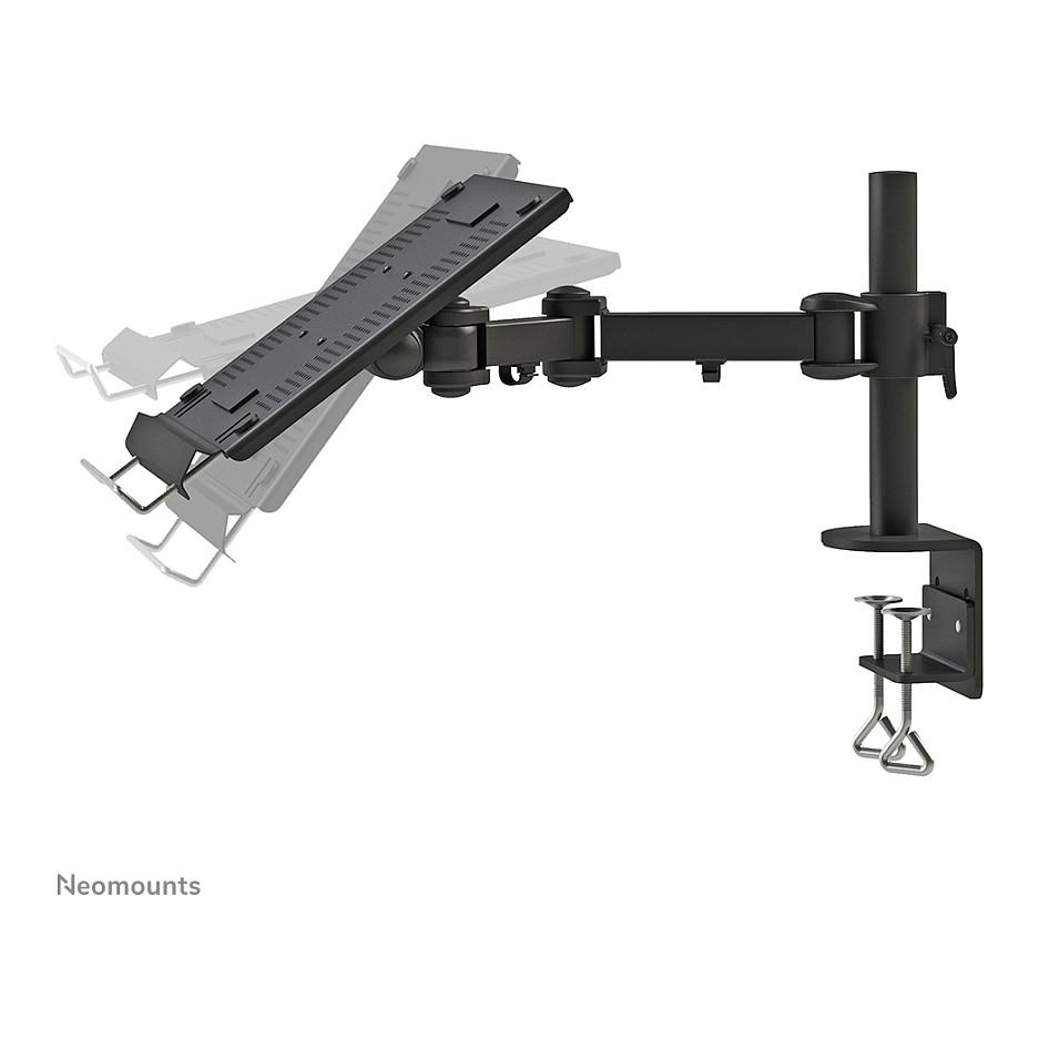 Mbajtëse për Laptop Neomounts NOTEBOOK-D100 , deri 22" , deri 10kg , e rregullueshme , e pjerrët , e rrotullueshme - Zezë - 5